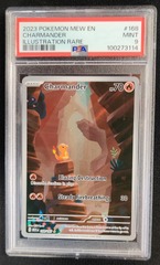 Charmander 168/165 PSA 9 MINT Scarlet & Violet 151 Pokemon Graded Card